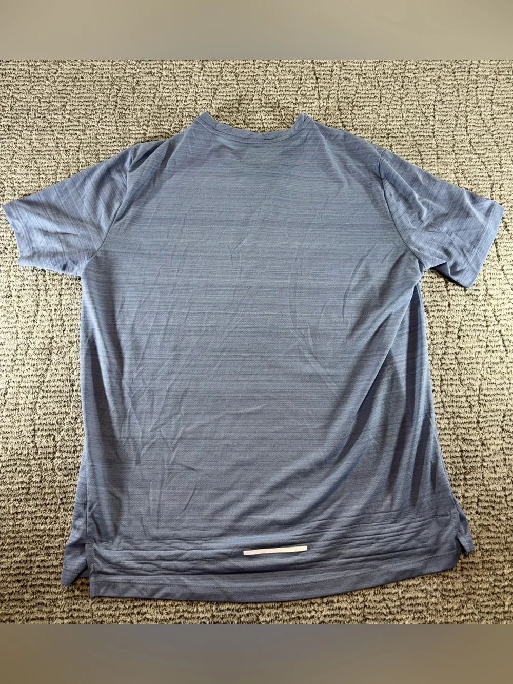 Nike Running Men’s Size Large Light Blue & Gray Dri-Fit Tee